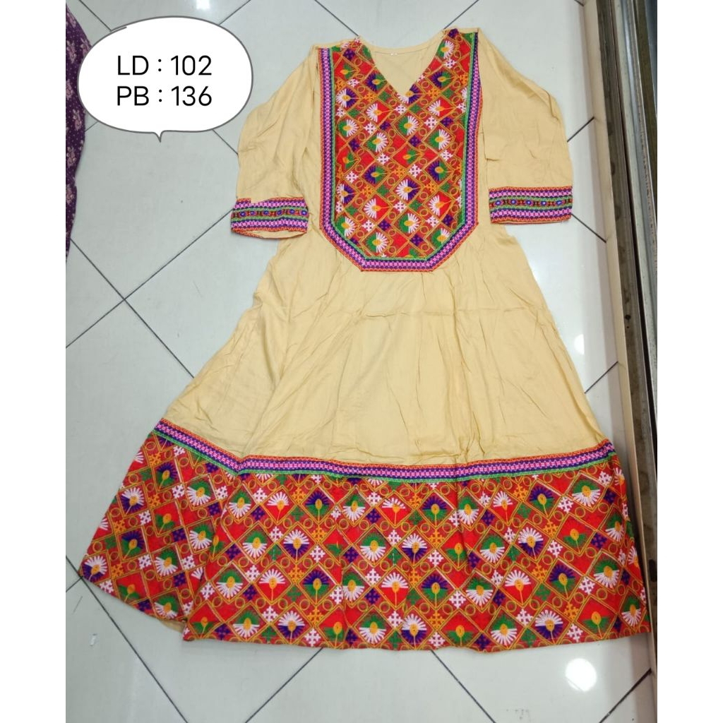 Gamis India Pakistan Baju Muslim Muslimah