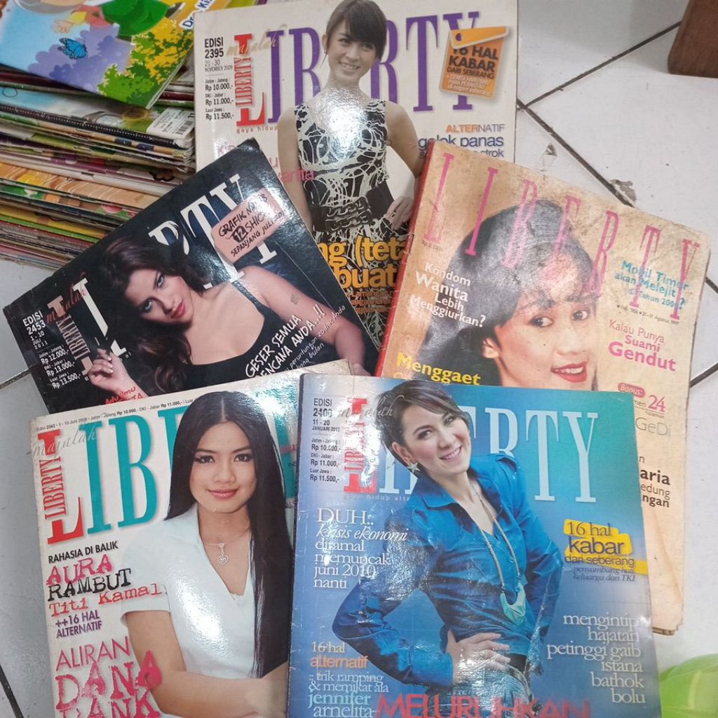 MAJALAH LIBERTY TAHUN TERBIT RANDOM ORI SECOND