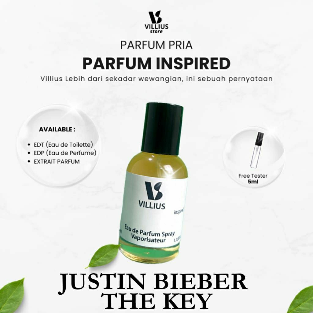PARFUM WANITA TAHAN LAMA JUSTIN BIEBER THE KEY - INSPIRED - BEST SELLER - BEST QUALITY - EDP WANGI T