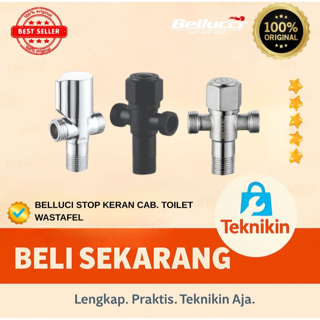 BELLUCI STOP KERAN CABANG TOILET WASTAFEL