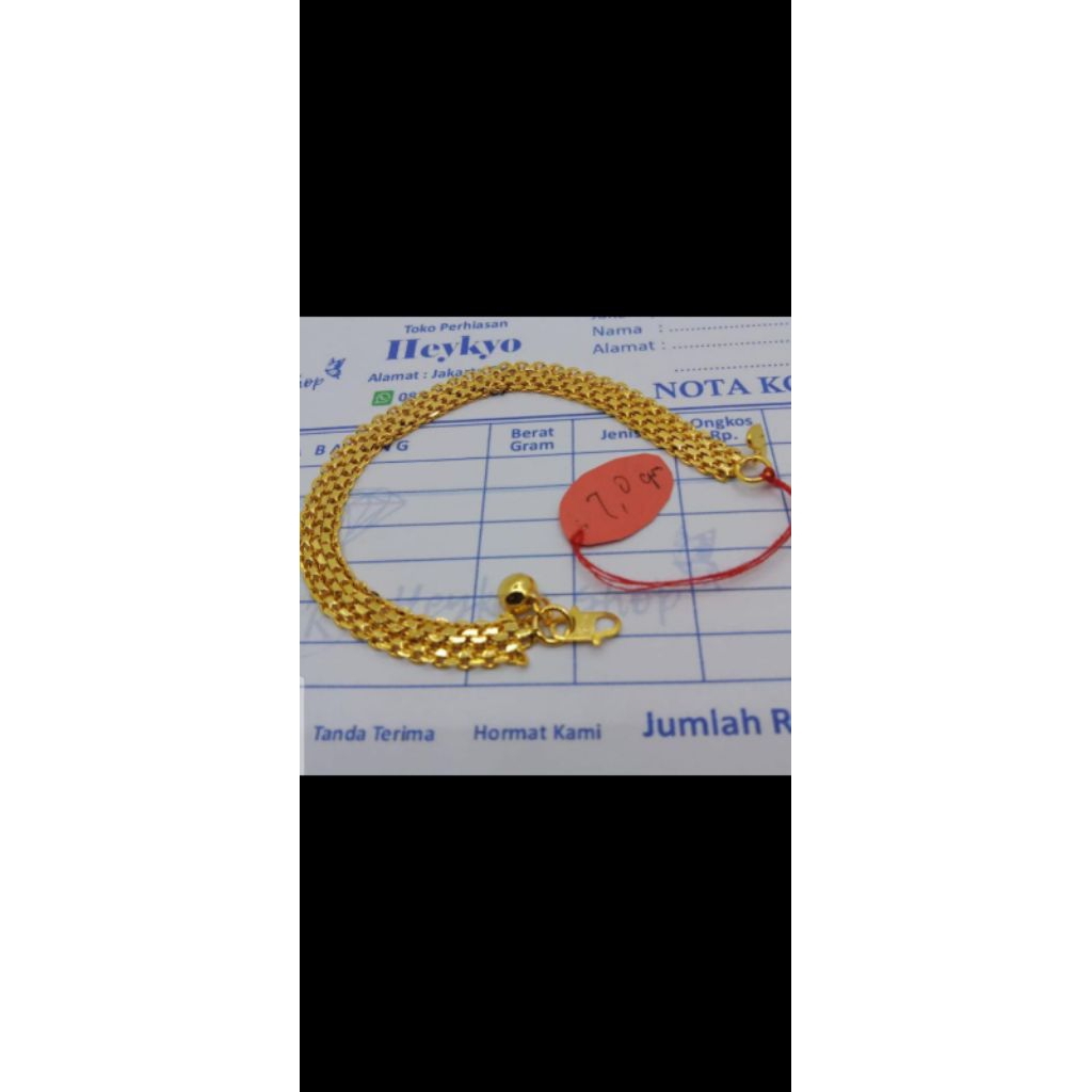 gelang emas tua 7gr
