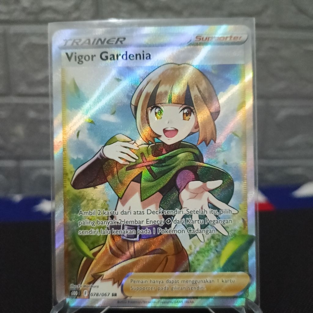 Pokemon TCG Indonesia Pengamat Waktu - s10D 078/067  - Vigor Gardenia SR