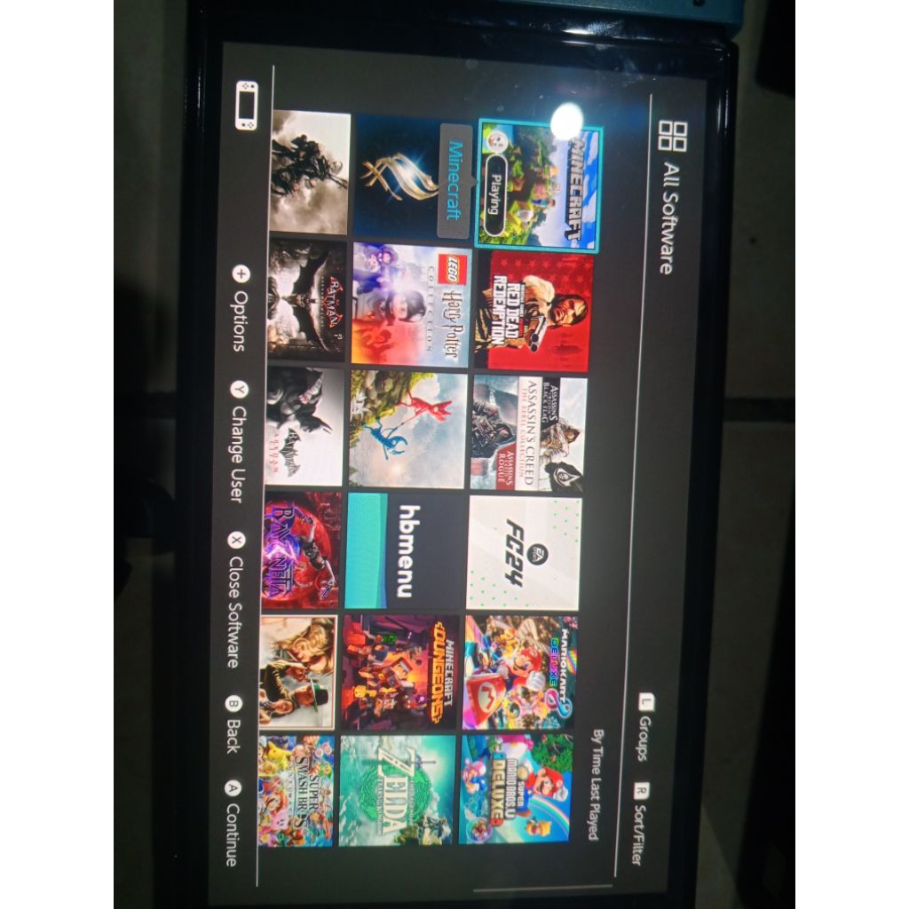 Nintendo switch dual bot bekas cfw 512 GB full game