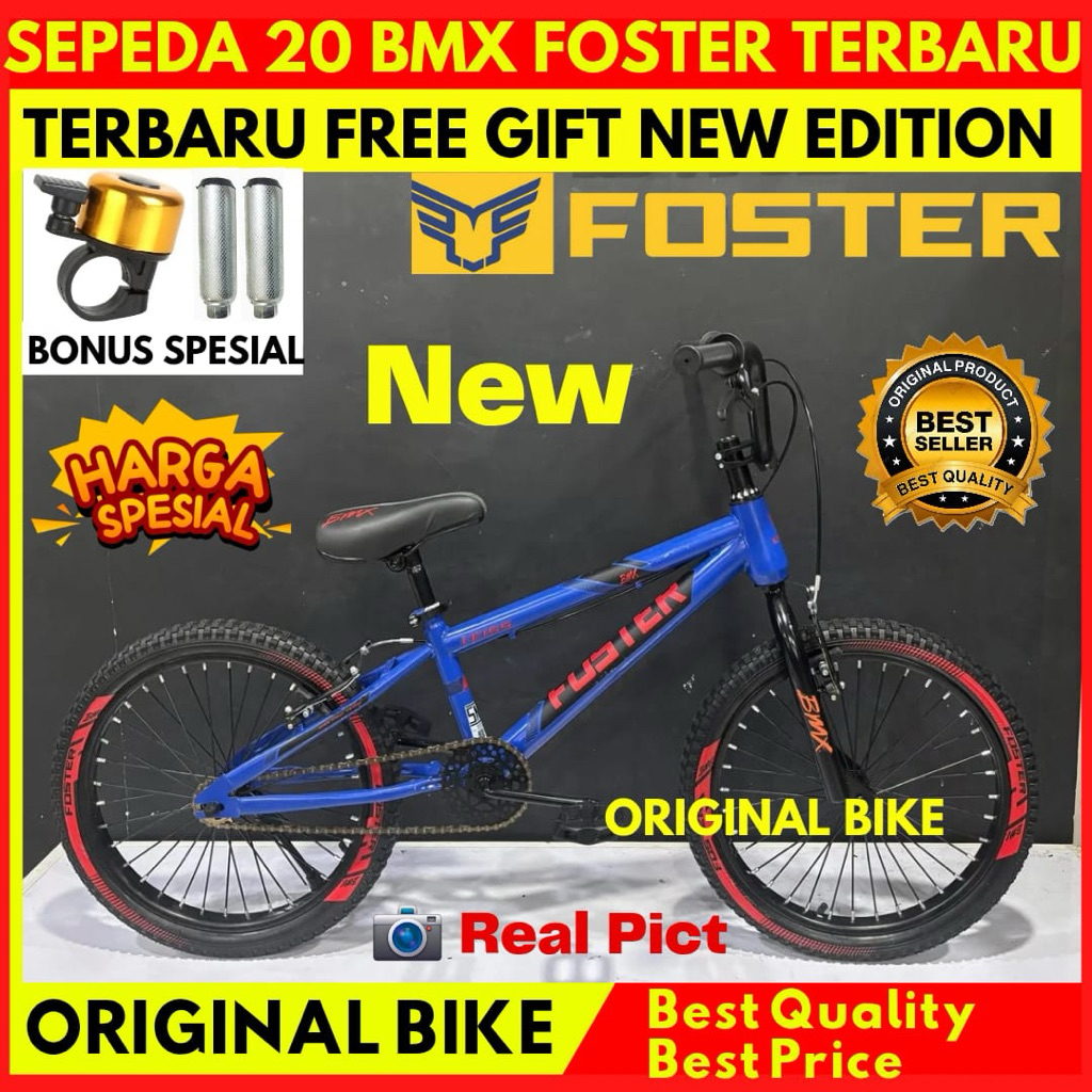 Sepeda BMX 20 FOSTER Sepeda Anak Laki Laki BMX Foster Terbaru Free Gift