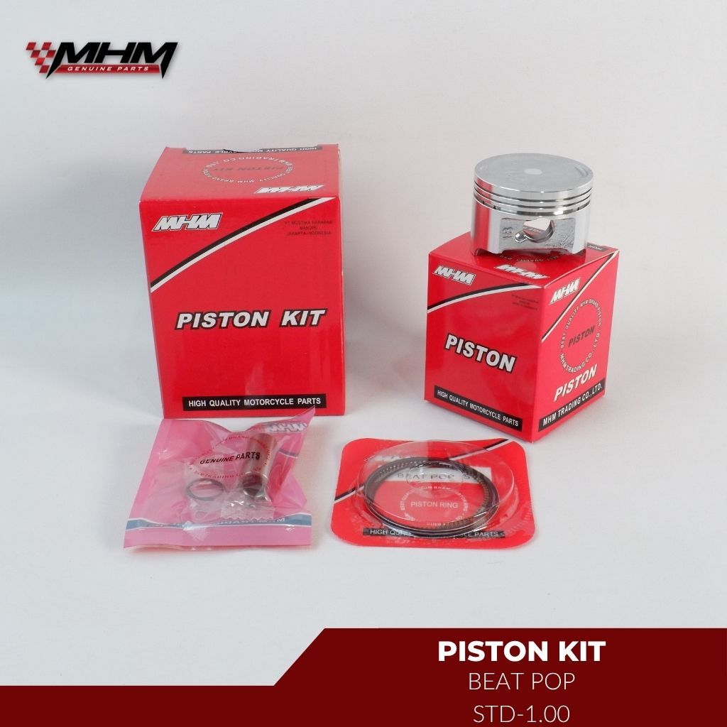 MHM Piston Kit Beat Pop | Seher Kit Beat Pop | Seher Set Beat Pop | Oem Quality