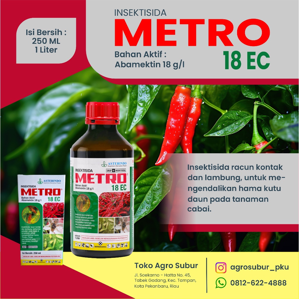 METRO 18EC 250ML INSEKTISIDA