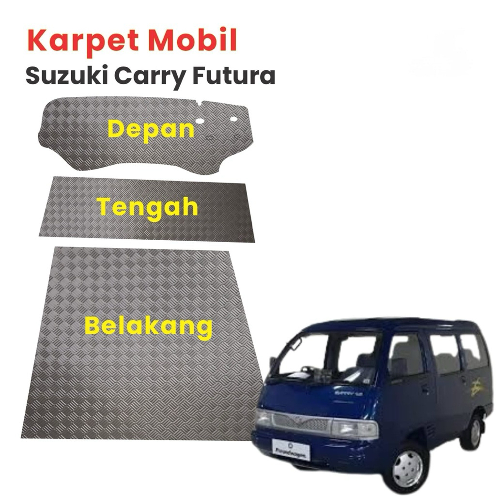 Karpet Mobil Suzuki Carry futura 1.5 minibus Fullset/Karpet Karet Matras Suzuki Carry Futura