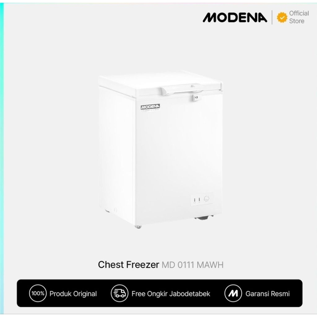 MODENA Chest Freezer MD 0111 0211 0331 MAWH 100L 200 300 Liter