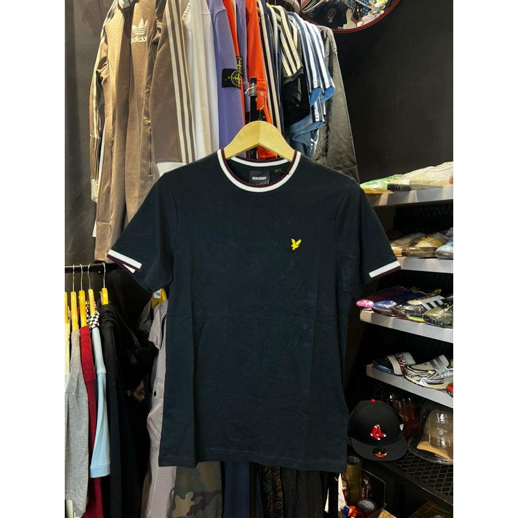 Tshirt Lyle Scott Twintipped Dark Navy Originals