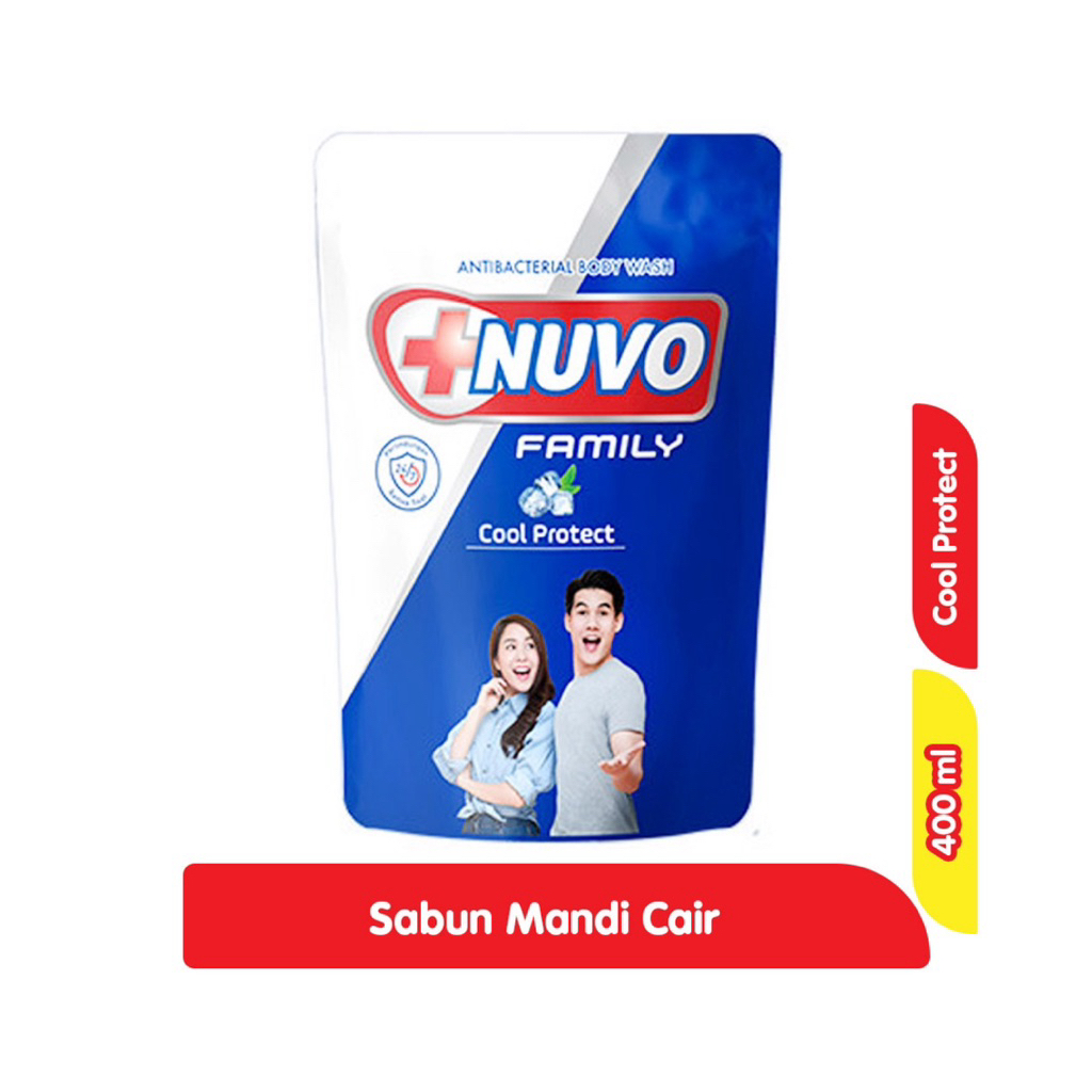 Nuvo Family Sabun Mandi Cair Cool Protect 400 ml