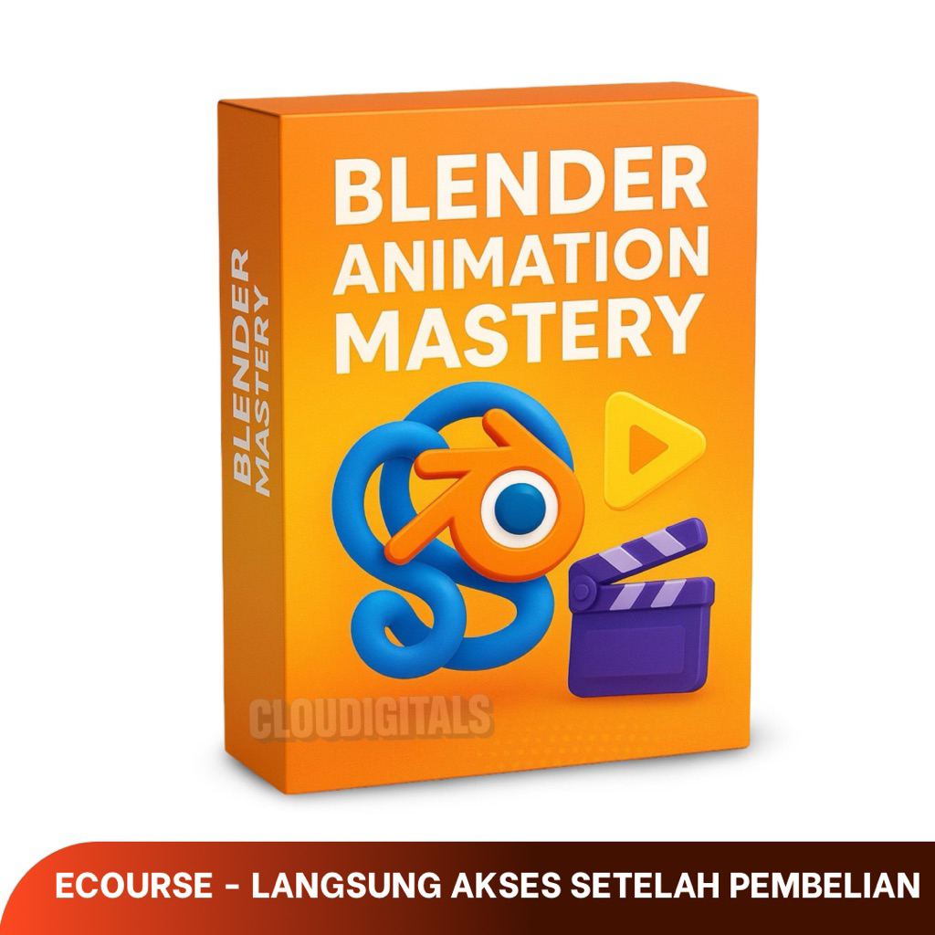 ANIMASI BLENDER 3D MASTERI: Belajar Blender Animation Dari Nol ke Pro - Materi Video