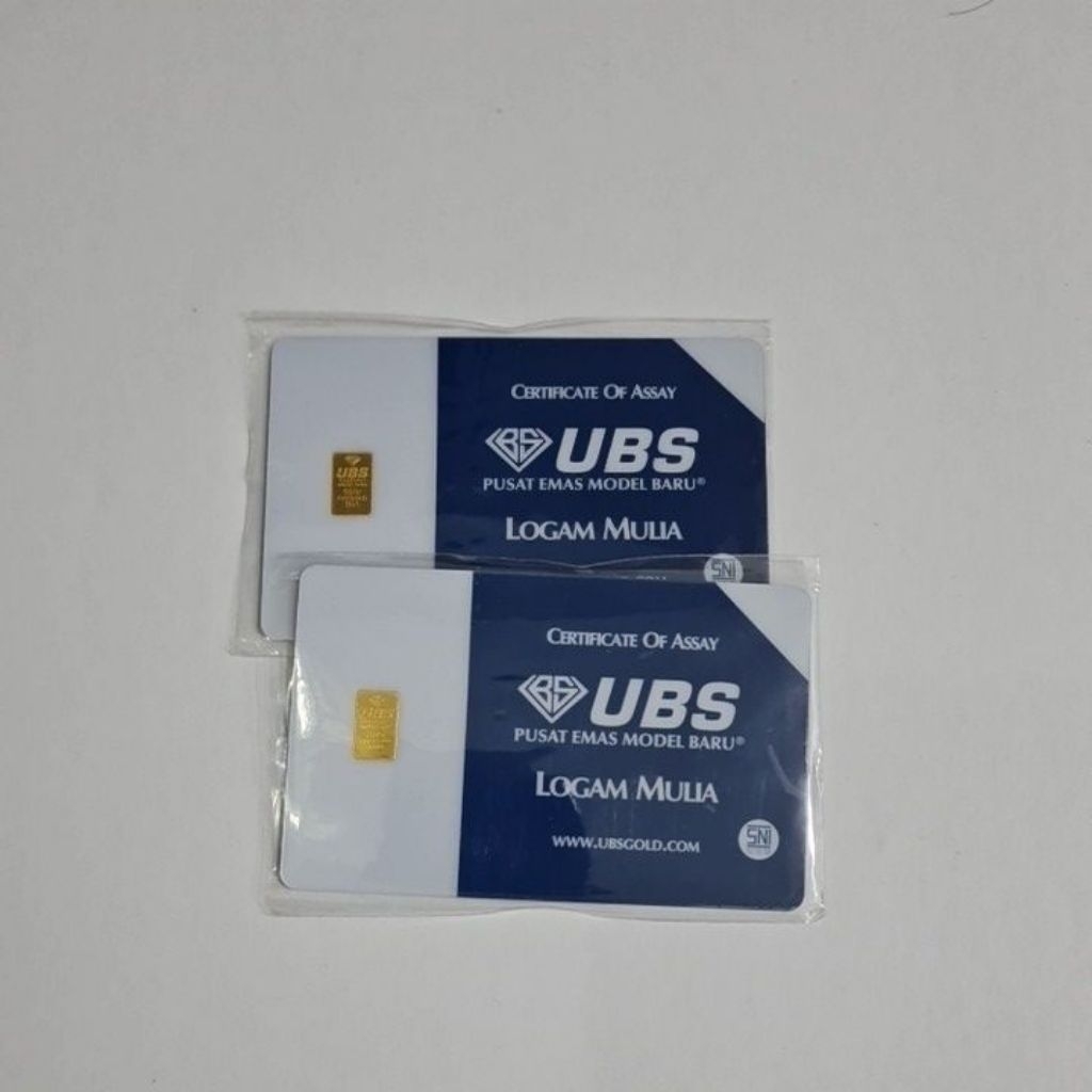 Logam Mulia LM 0.5 Gr (Gram) UBS GOLD BAR