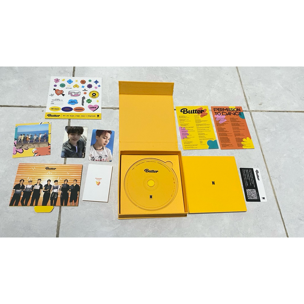 bts album butter cream version pc jimin pob suga