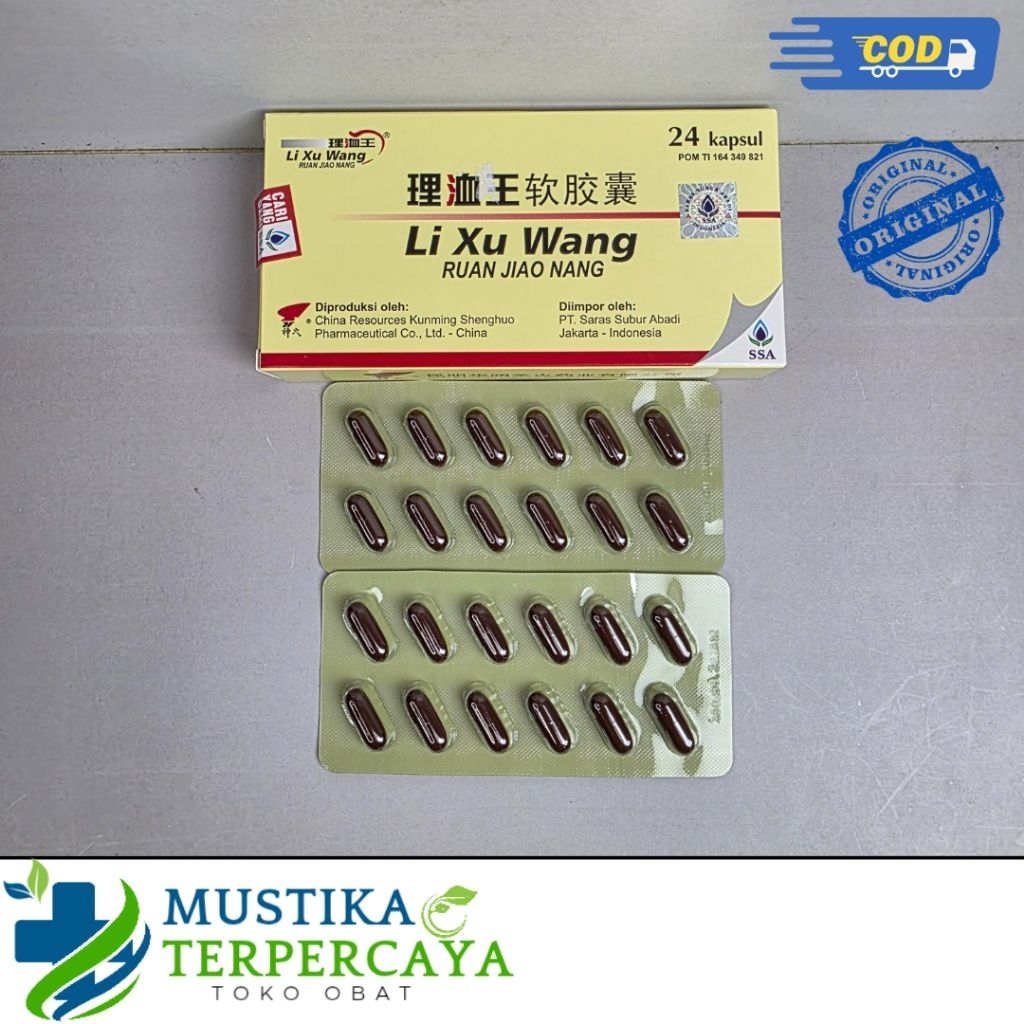 Li Xu Wang Ruan Jiao Nang - Obat pelancar darah, mencegah stroke