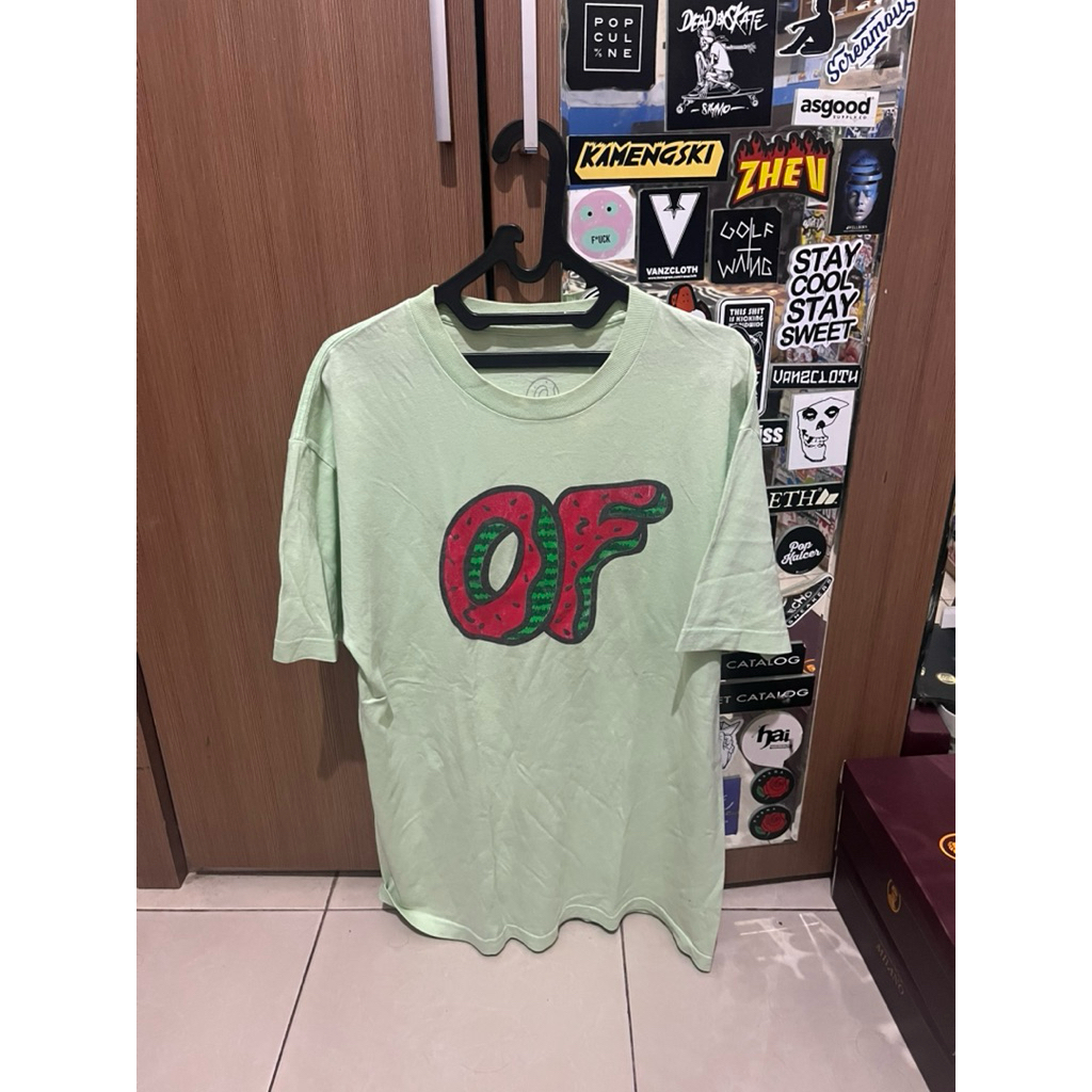 Kaos Brand Odd Future Golfwang Watermelon Green Logo