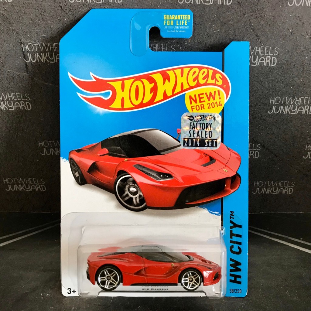 Hot Wheels Ferrari Laferrari Factory Sealed 2014 HW City Red AKTA