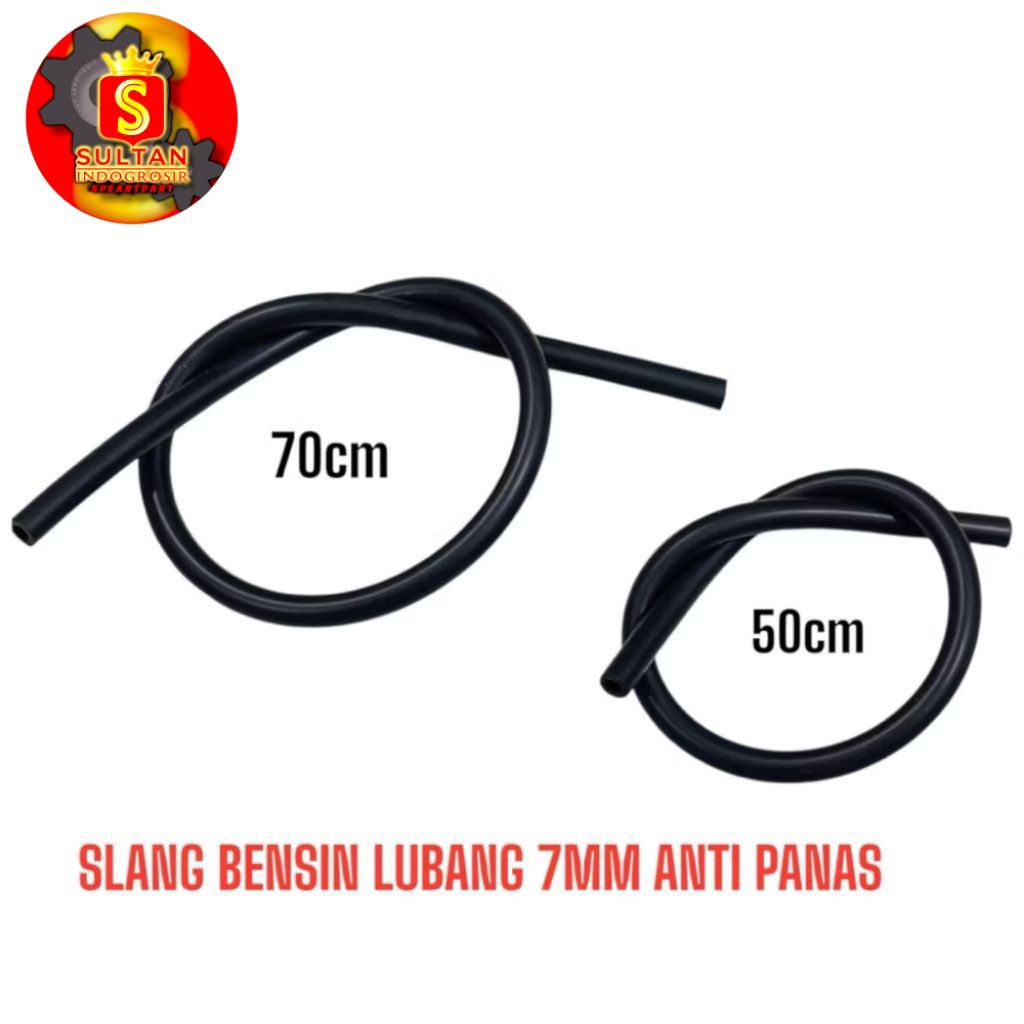 SELANG LUBANG 7mm ANTI PANAS ANTI RETAK SLANG BENSIN ORIGINAL UNIVERSAL CARRY ST 10 100 MOTOR MOBIL