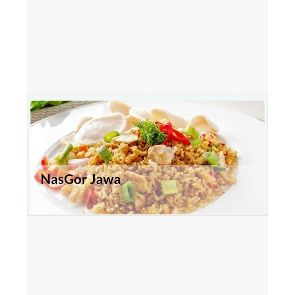nasi goreng jawa 1bungkus