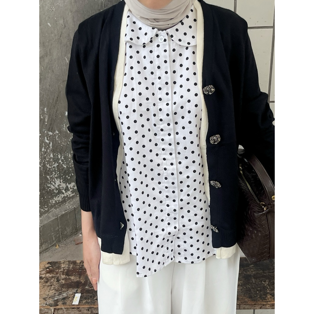 preloved inner polkadot