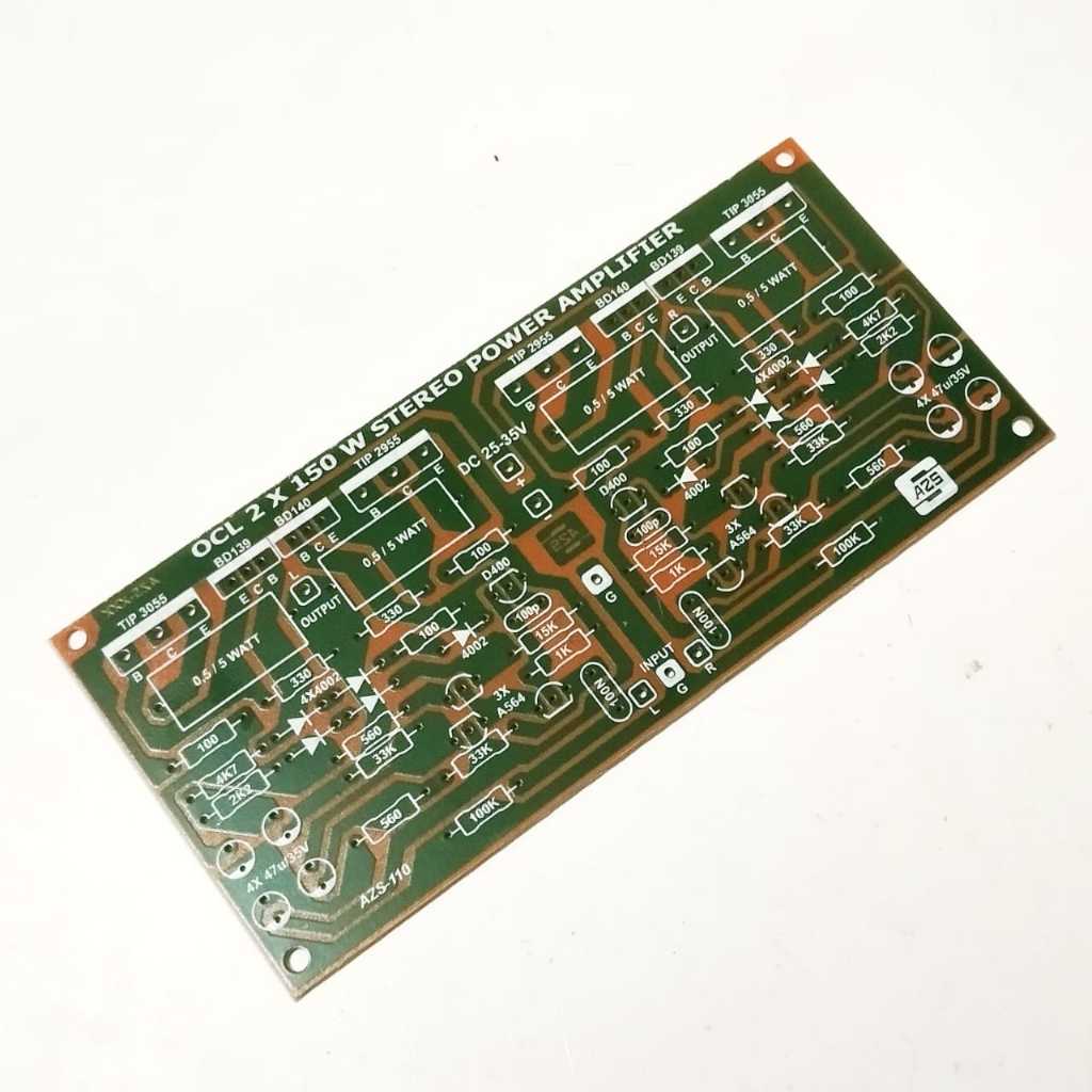 PCB Power 150 Watt OCL Stereo TIPE 110