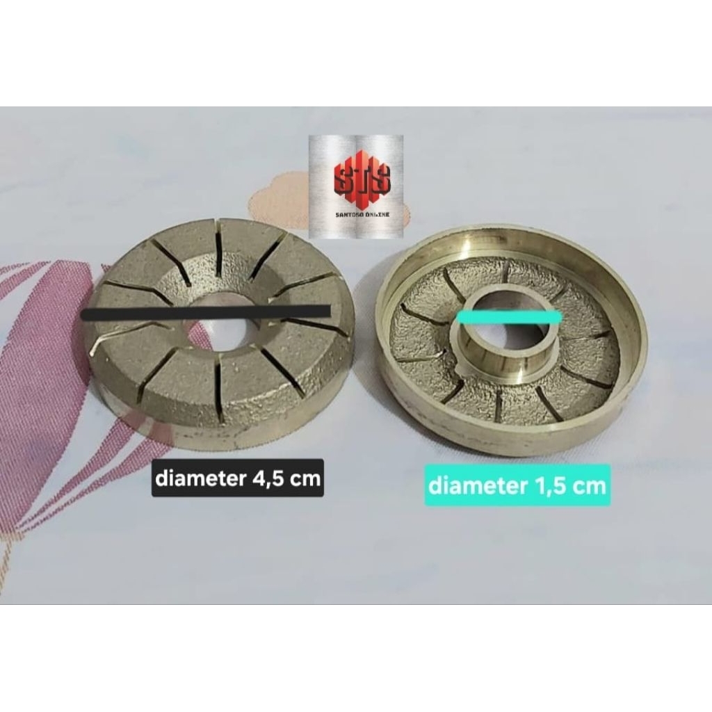 Burner Api Lilin Kompor Sanken-Kuningan Kompor Sanken