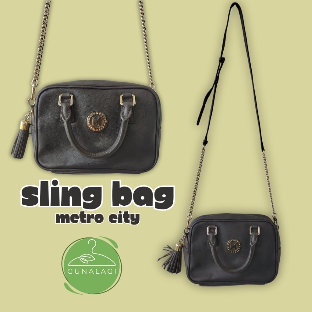 PRELOVED SLING BAG METROCITY