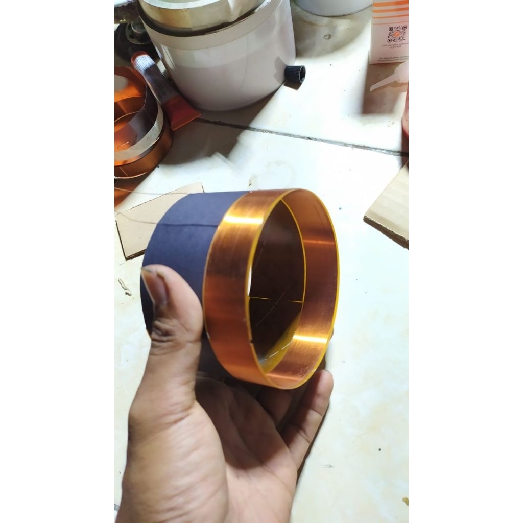 Spool Spul Speaker RCF LF 18 P400 Coil 4"/99,5 mm