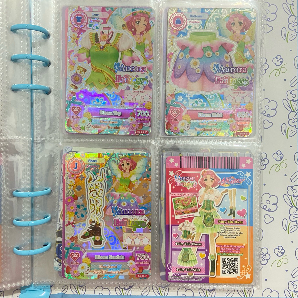 aikatsu premium sakura bloom set card
