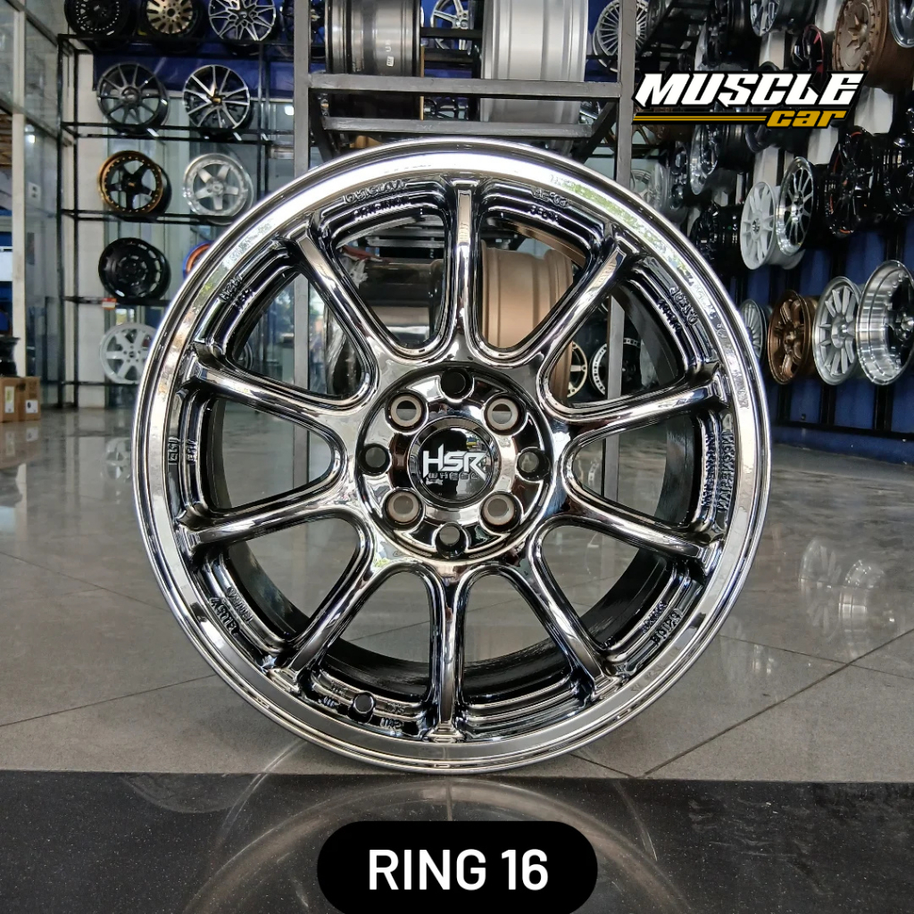 velg mobil avanza xenia ring 15 baut 4 BLACK CHROME untuk mobil avanza xenia kijang brio agya calya 