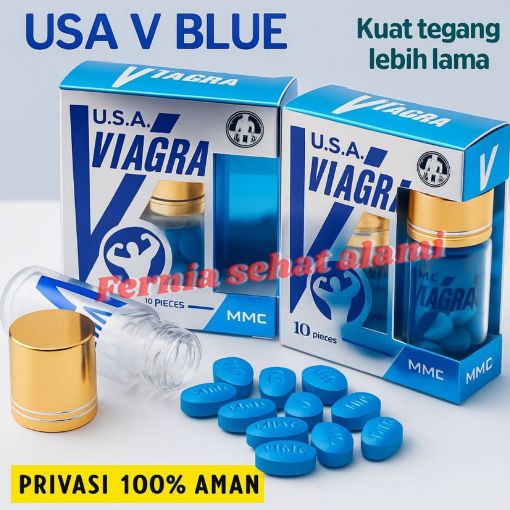 Vi4gra Usa V Blue Mmc Asli Original Multivitamin Pria