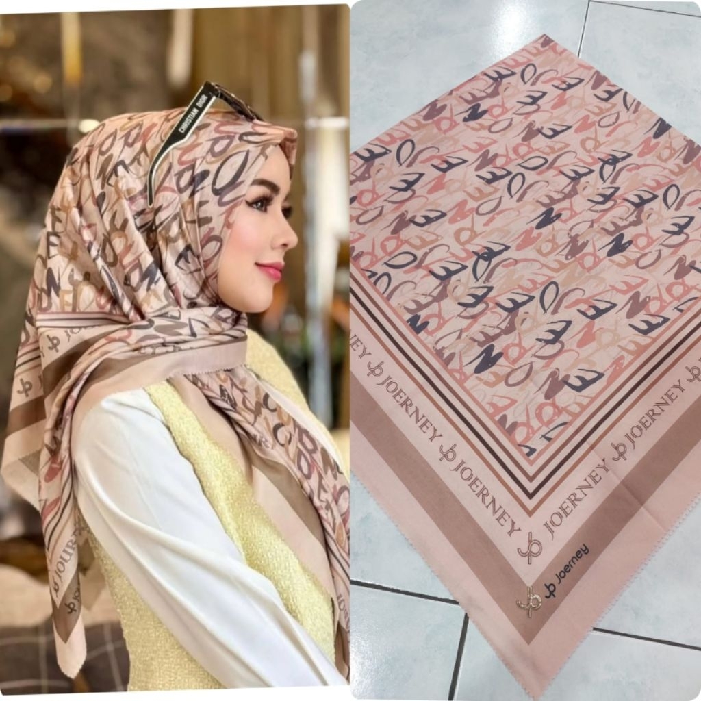 Hijab segiempat journey kw terbaru