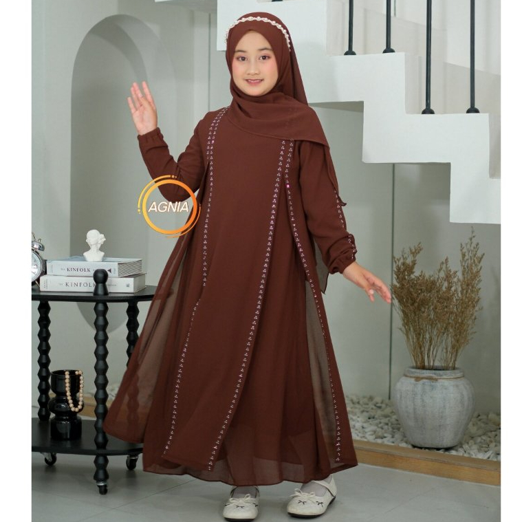 Games Anakanak Terbaru2026 Gamis Anak Baju Lebaran Gamis Anak Usia 8-12 Tahun Hamis Model Games Tang