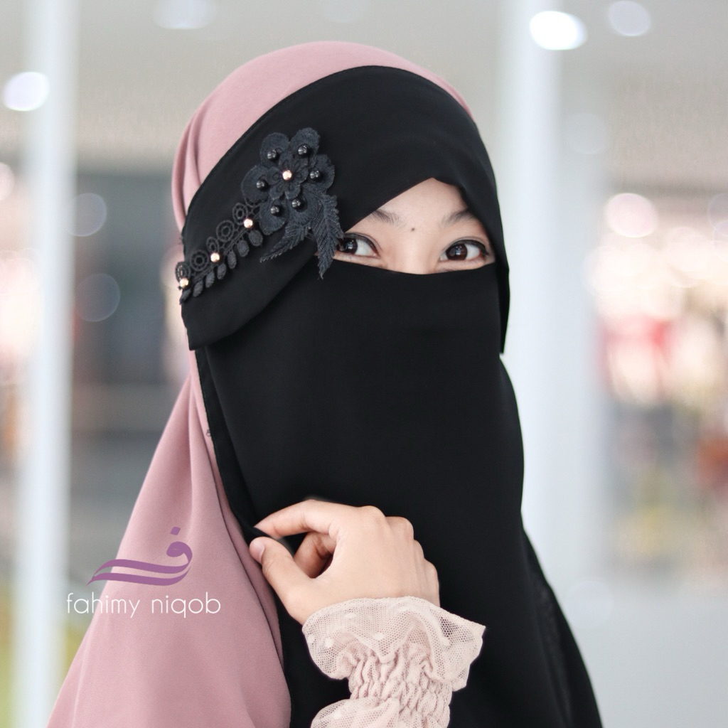 FAHIMY NIQOB - Niqab poni Sahla sifon silky arab