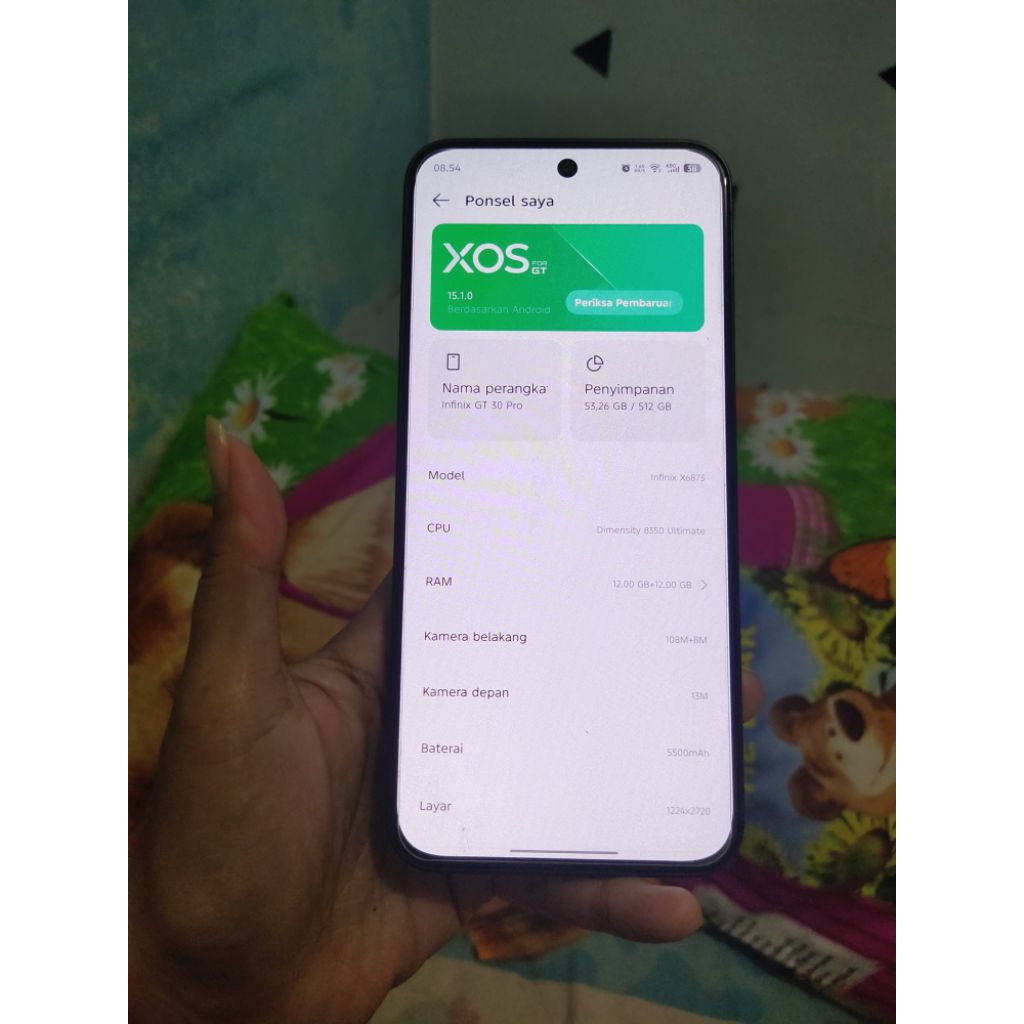 INFINIX GT 30 PRO RAM 12+12/512 HP ONLY NOMINUS