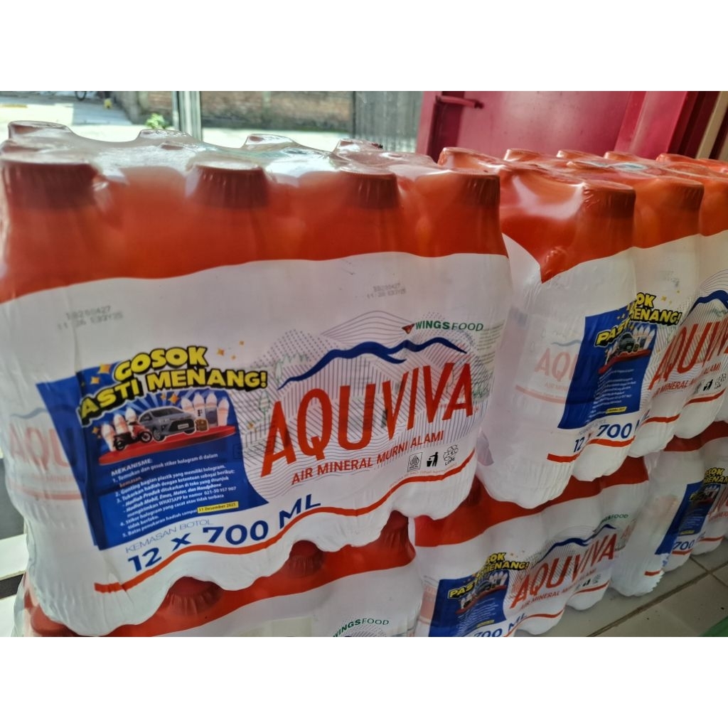 AQUVIVA Air Mineral Botol 700ml (1 Karton 12pcs)