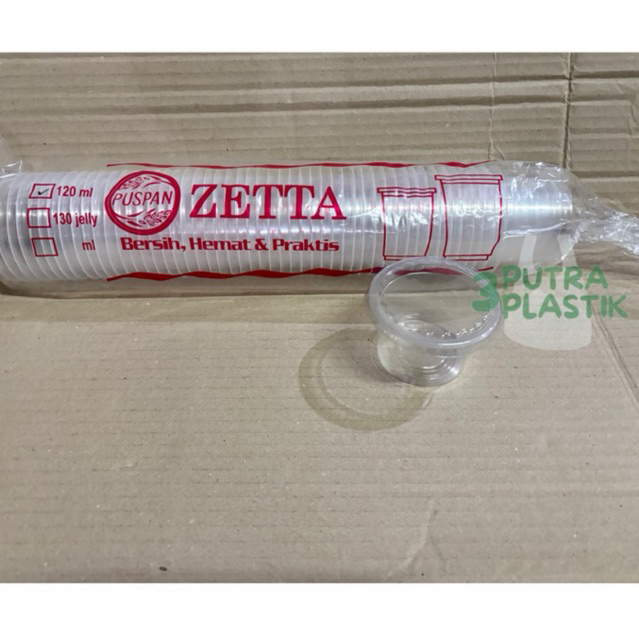 Gelas Plastik Rujak 120ml + Tutup / Cup Rujak / Cup Ager 120ml / Gelas Ager / Gelas jelly 120ml + Tu