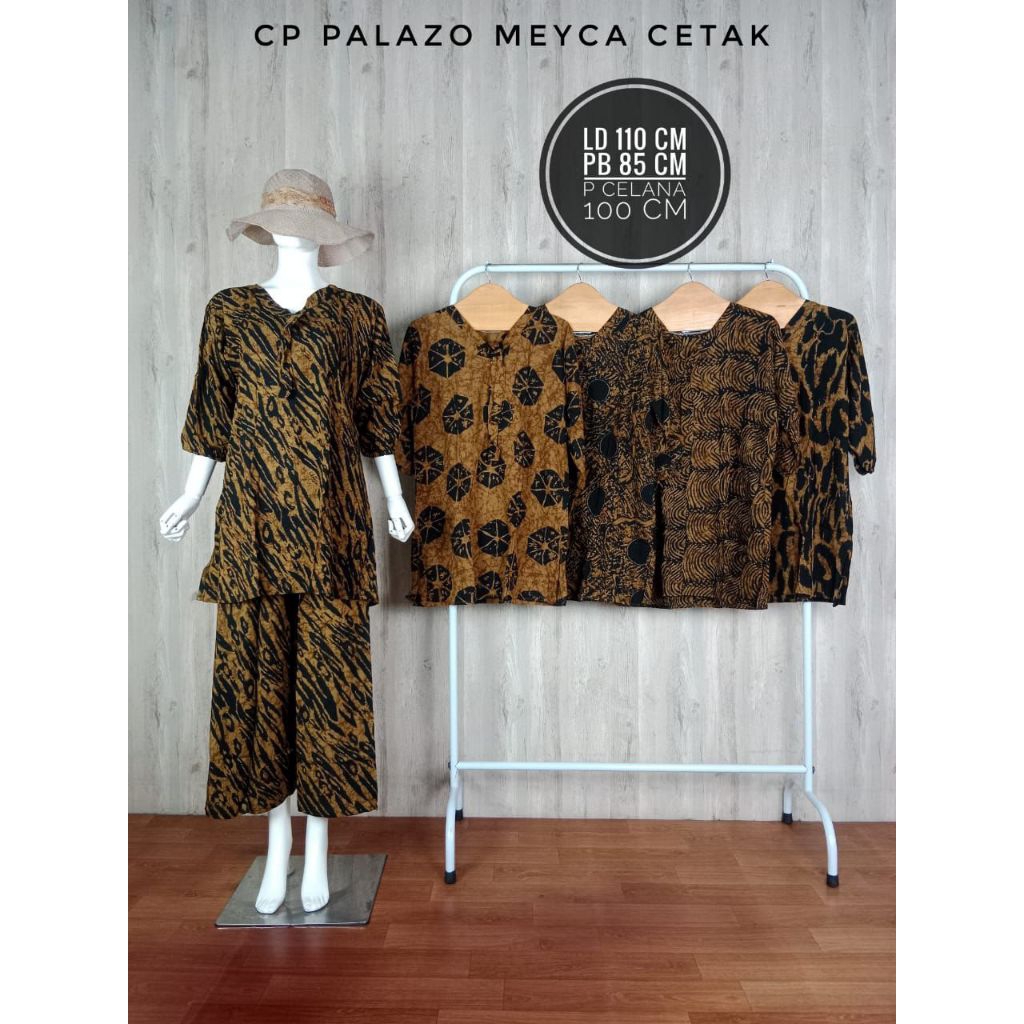 setelan celana kulot bahan rayon twil/bahan twil putri diana