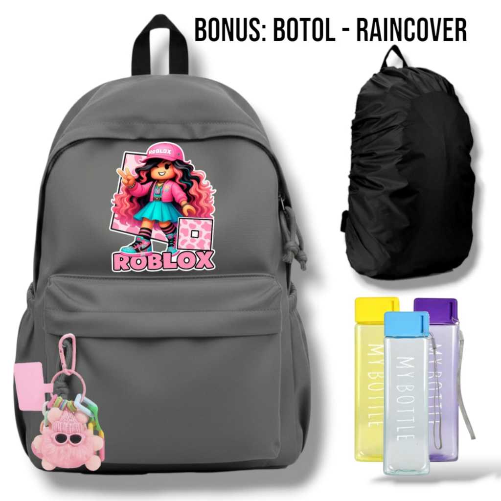 tas roblox anak - tas sekolah roblox - tas ransel anak perempuan - tas roblox lucu - tas roblox bonu