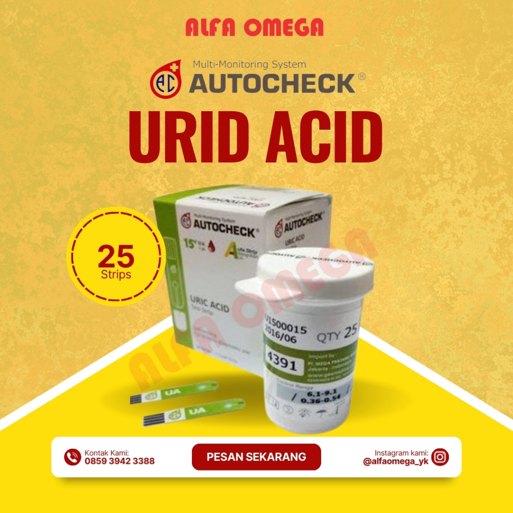 Autocheck Uric Acid Test Strip