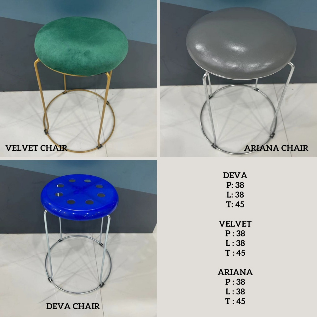 Kursi Bulat Kursi Multifungsi Kursi Bakso Bangku Nyantai Kursi Besi