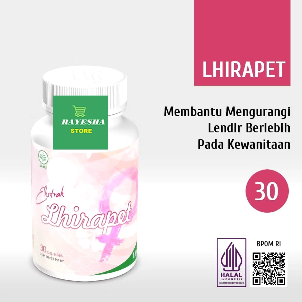 Herbal untuk Kesehatan Organ Kewanitaan Lhirapet Kapsul Liza Herbal
