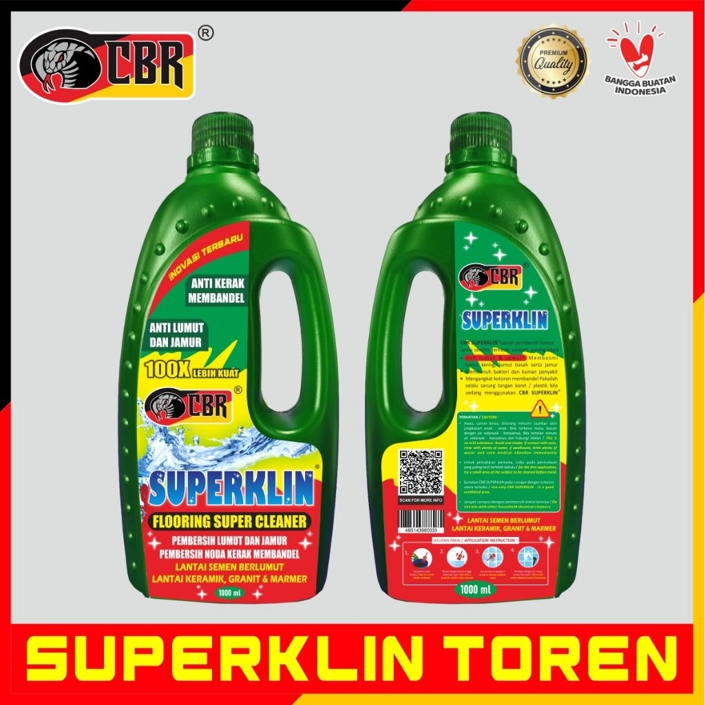 CBR Pembersih Lumut Jamur Alga / Pembersih Noda Kerak Pada Lantai Granit Marmer Lantai Semen / Caira