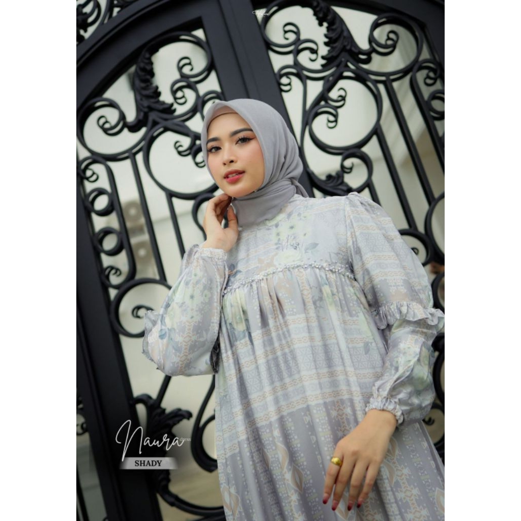 NAURA DRESS BY HALWA/ DRESS KONDANGAN/KEKINIAN MEWAH