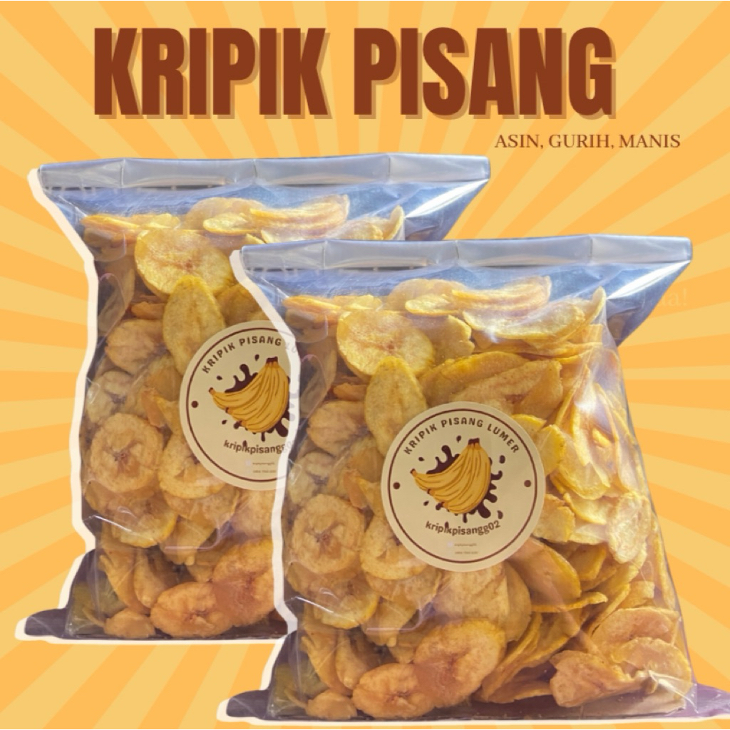 KRIPIK PISANG GURIH
