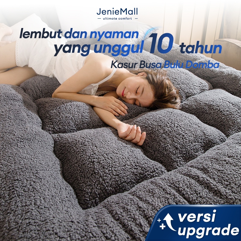 jeniemall Kasur Lantai Berkualitas Tinggi Kasur Kulit Domba Kasur Lipat Tebal Dan Super Empuk Ukuran