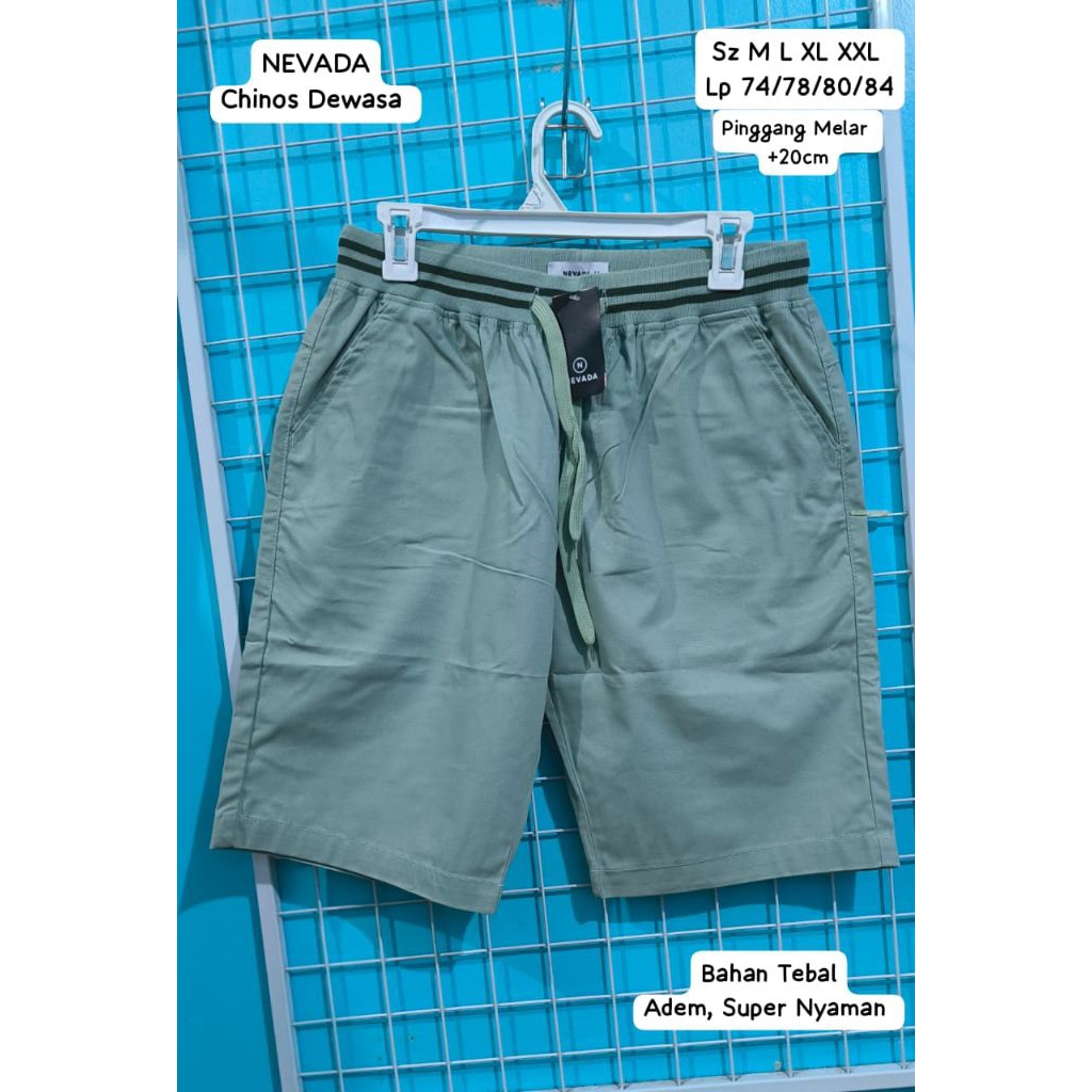 Celana Woven Chinos Dewasa Original Brand Nevada