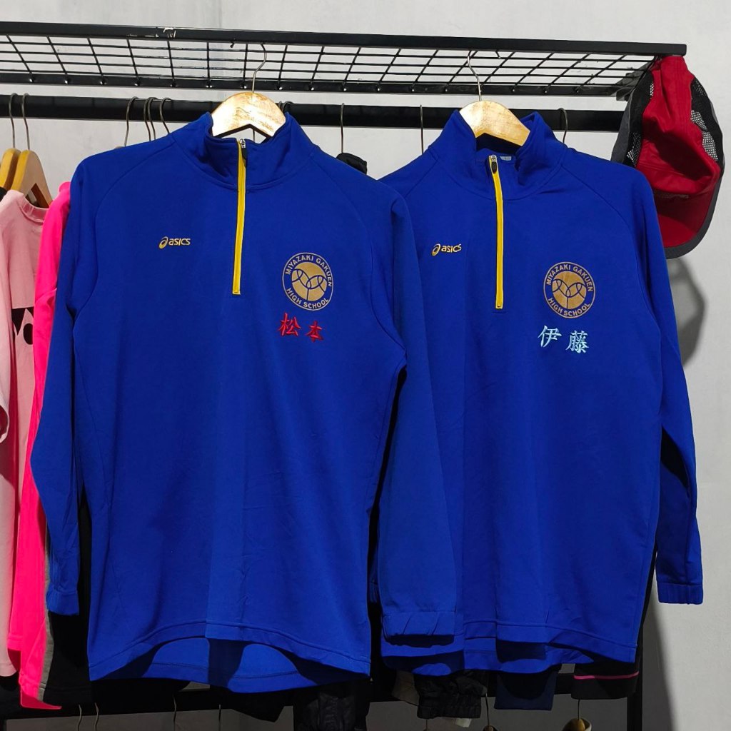 ASICS Halfzip Tracktop Biru LD108