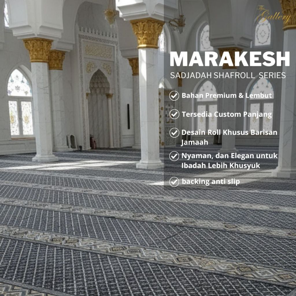 Karpet Sajadah Masjid/ Mushola Premium - Marrakesh