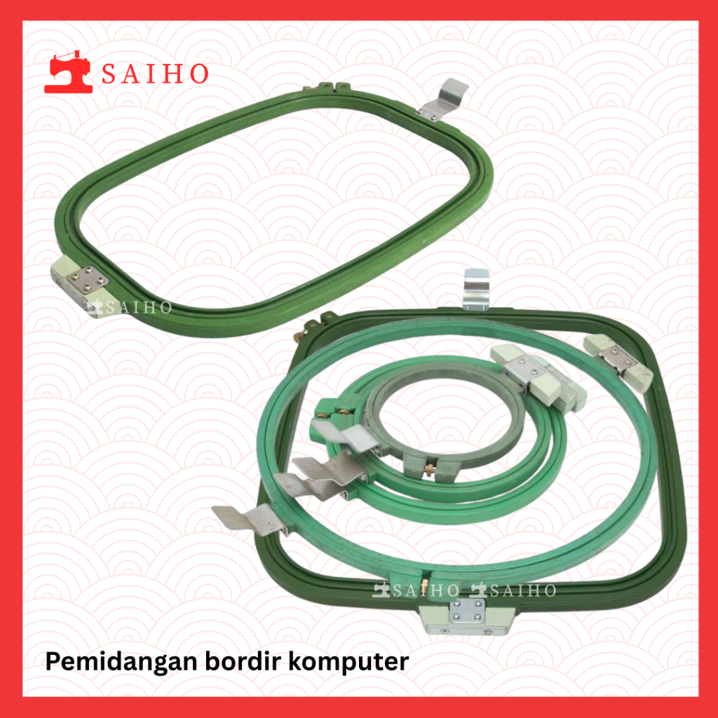 Pidangan / Pemidangan / Ram Bordir Bulat Mesin Bordir Komputer