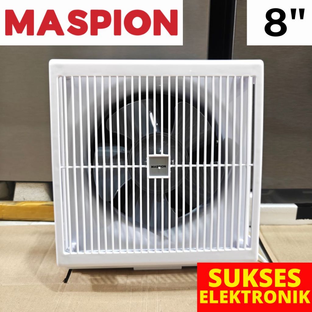 KIPAS EXHAUST MASPION 2 ARAH 8 INCH MV-250-NEX EKSOS DINDING MV250NEX 250 20CM 8 IN INC